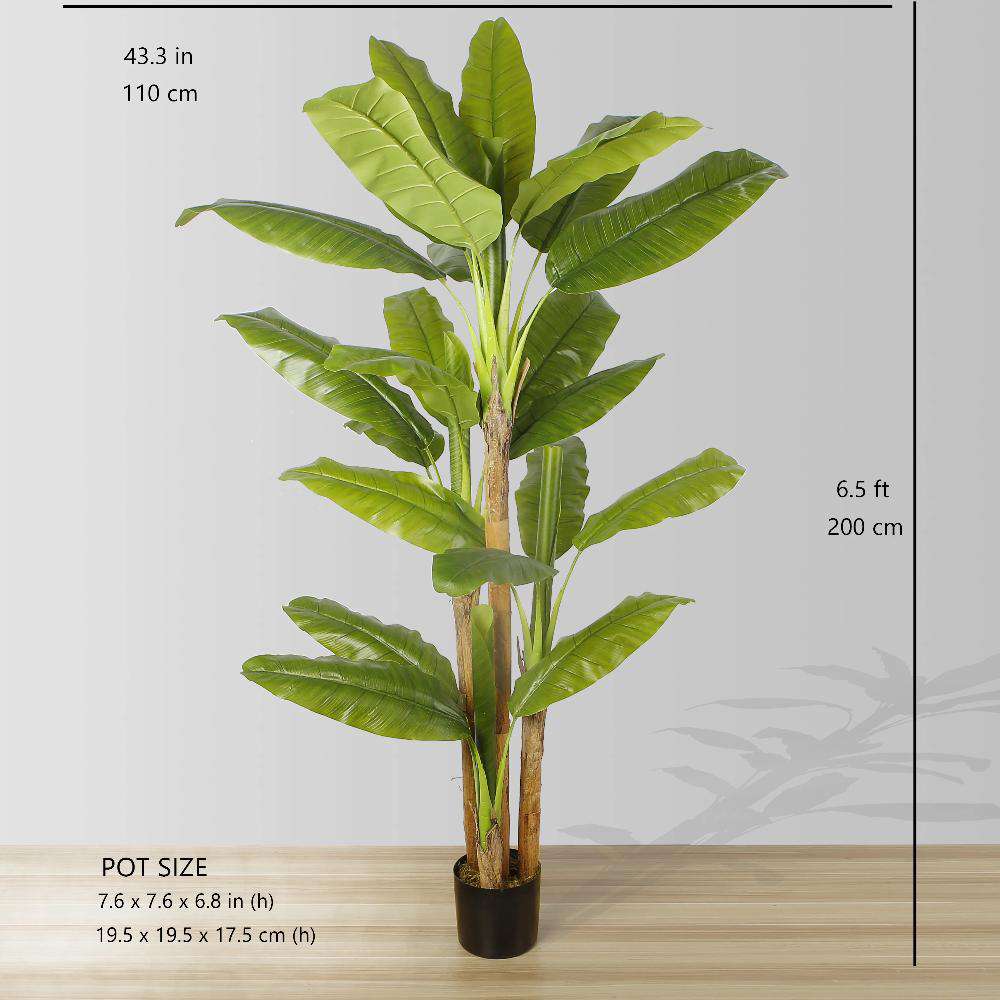 ANNA Artificial Banana Tree Potted Plant (Multiple Sizes) ArtiPlanto