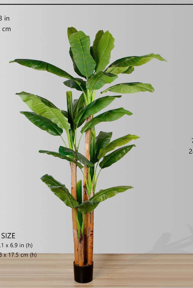 ANNA Artificial Banana Tree Potted Plant (Multiple Sizes) ArtiPlanto