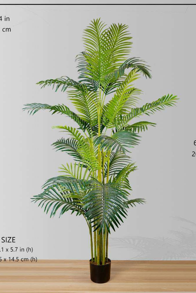 ARLO ARTIFICIAL HAWAII KWAI PALM TREE POTTED PLANT (Multiple Sizes) ArtiPlanto