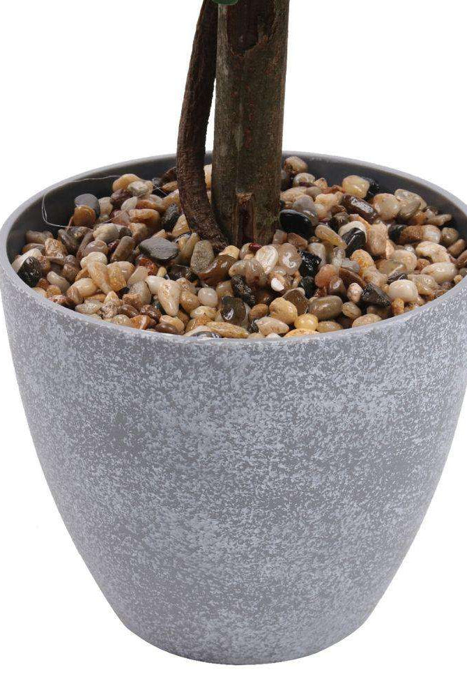BRISTOL Faux Potted Boxwood Topiary Plant 26'' ArtiPlanto