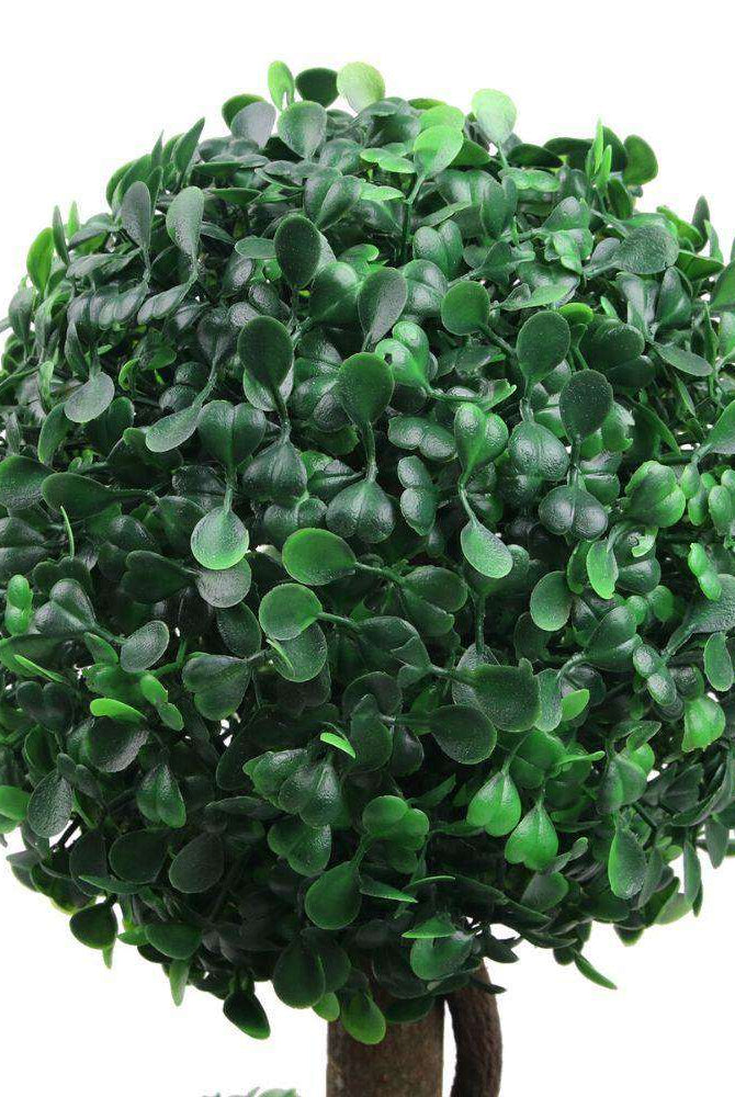 BRISTOL Faux Potted Boxwood Topiary Plant 26'' ArtiPlanto