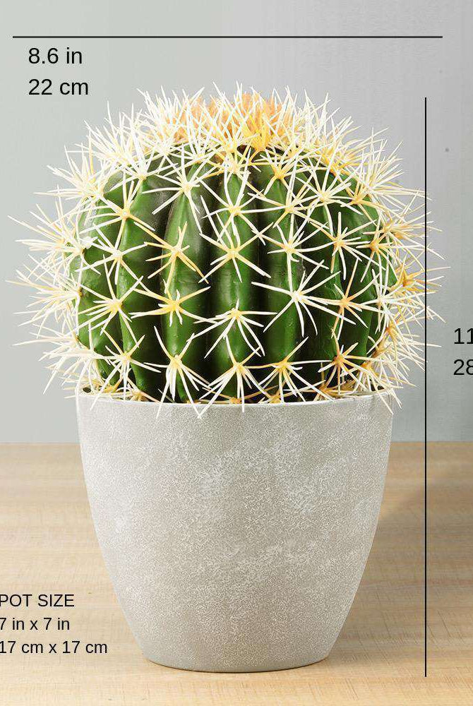 COCO Artificial Cactus Potted Plant 11" ArtiPlanto
