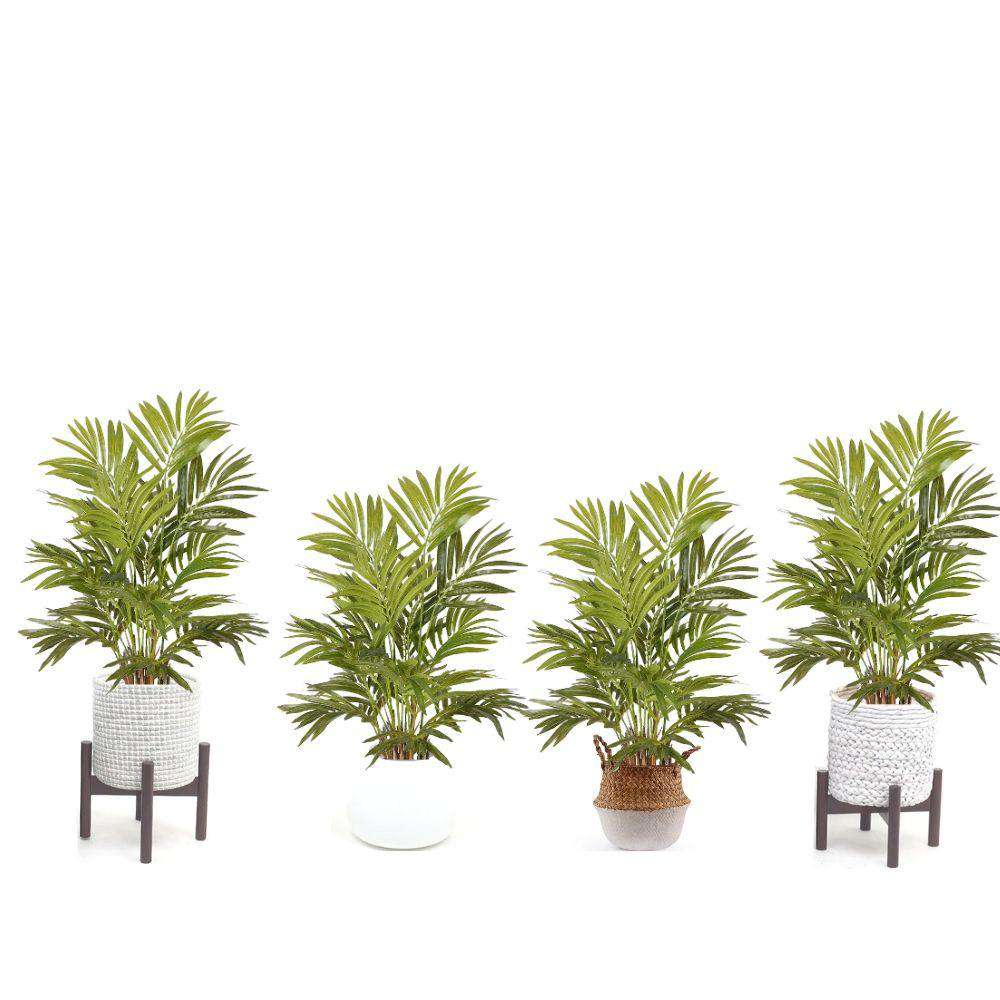 CRUZ ARTIFICIAL ARECA PALM TREE POTTED PLANT 2.6' ArtiPlanto
