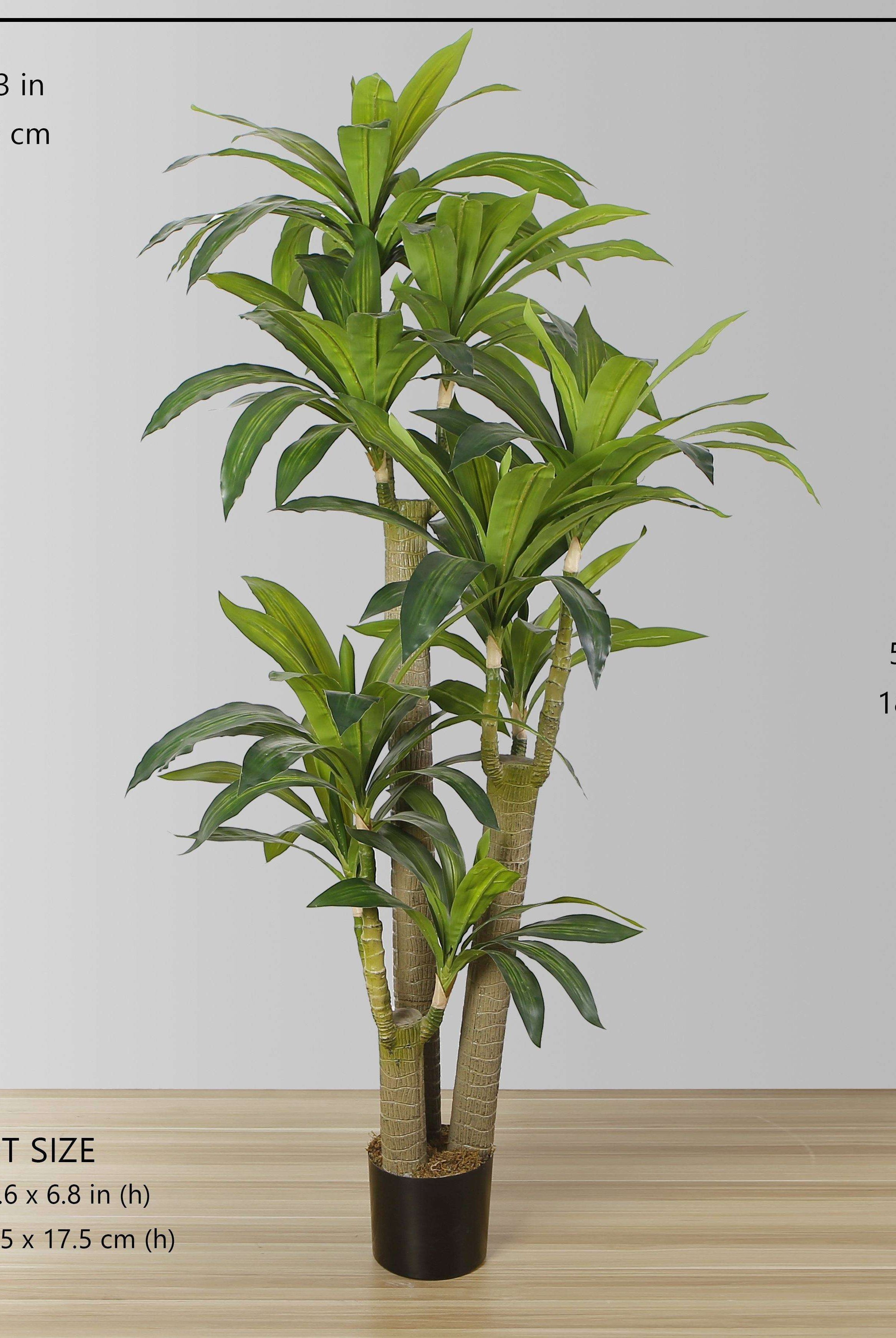 DANA Artificial Draecena Tree Potted Plant (Multiple Sizes) ArtiPlanto