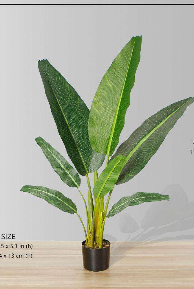 DANI Artificial Travellers Palm Tree Potted Plant (Multiple Sizes) ArtiPlanto