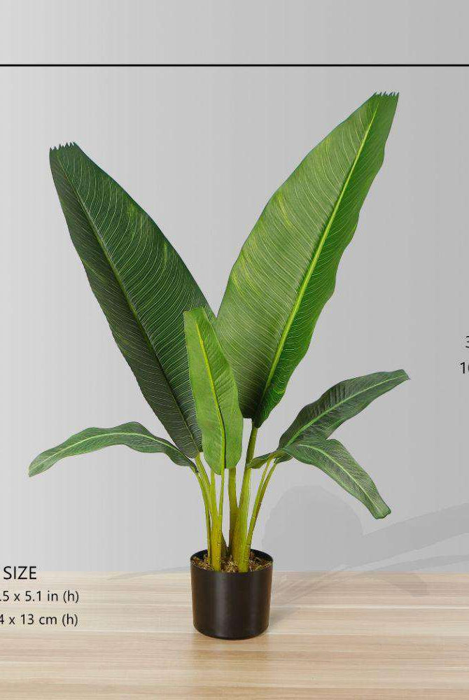 DANI Artificial Travellers Palm Tree Potted Plant (Multiple Sizes) ArtiPlanto