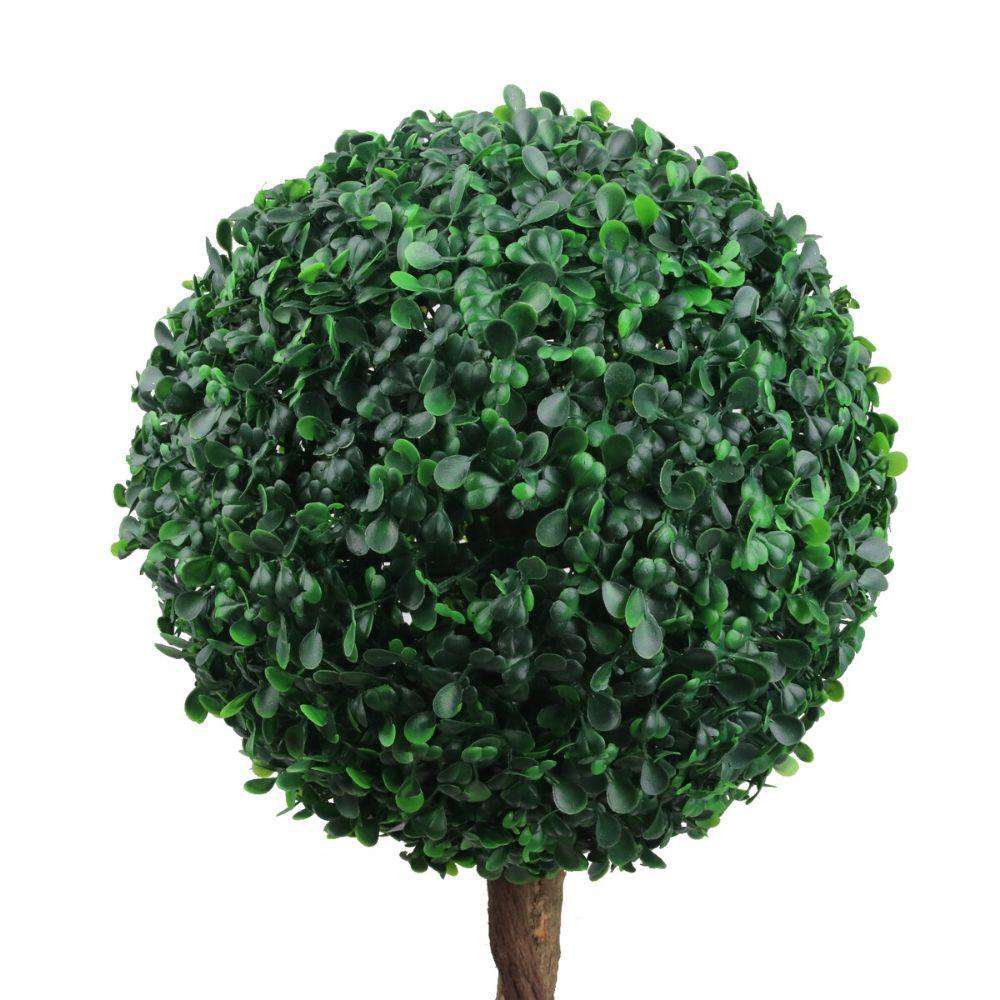 ELY Faux Potted Boxwood Topiary Plant 3' ArtiPlanto