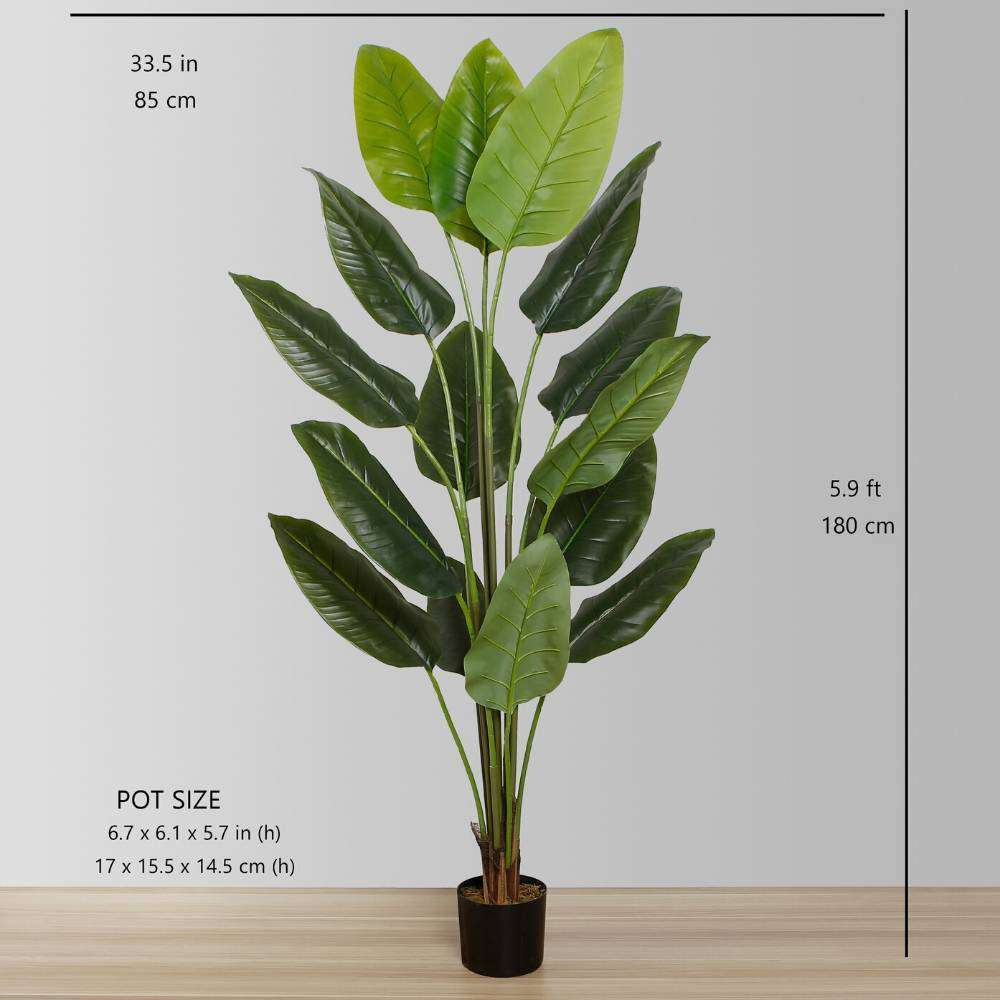 ELZA ARTIFICIAL BIRD OF PARADISE POTTED PLANT (Multiple Sizes) ArtiPlanto