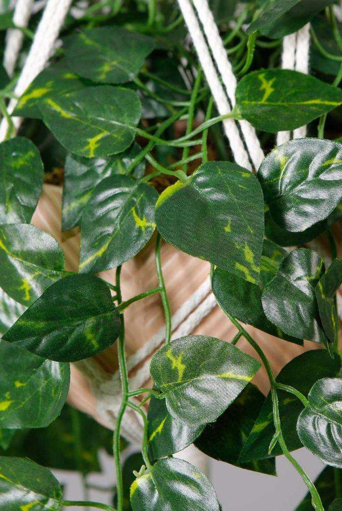 Elrey Faux Potted Macrame Hanging Plant (4.7 Feet) ArtiPlanto