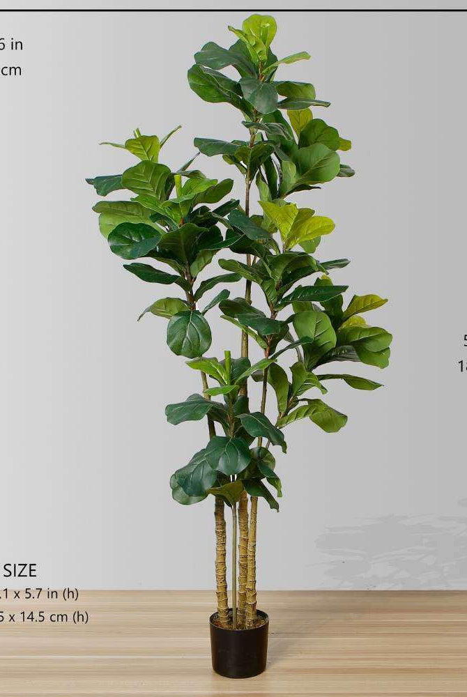FAFA Artificial Fiddle Leaf Potted Plant (Multiple Sizes) ArtiPlanto