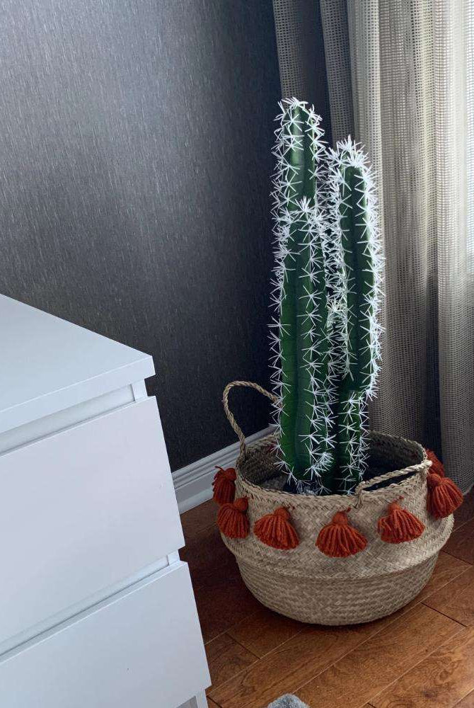 KARA Artificial Cactus Potted Plant 30'' ArtiPlanto