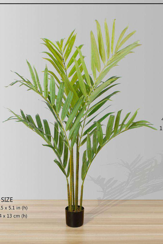 KENTIA ARTIFICIAL KING PALM POTTED PLANT 5' ArtiPlanto