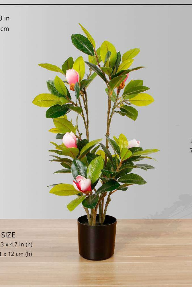 KIRA ARTIFICIAL MAGNOLIA TREE POTTED PLANT 28'' ArtiPlanto