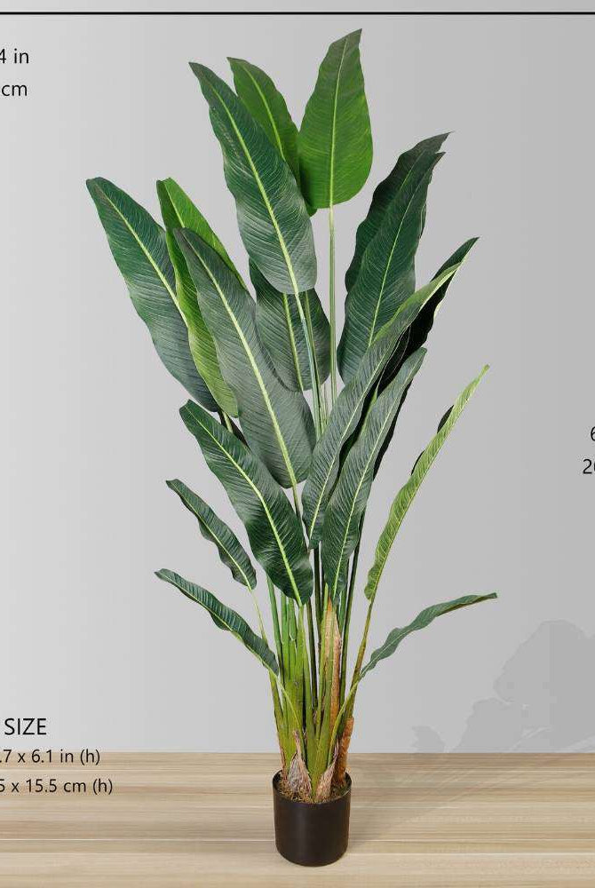 KOLA Artificial Travellers Palm Tree Potted Plant (Multiple Sizes) ArtiPlanto