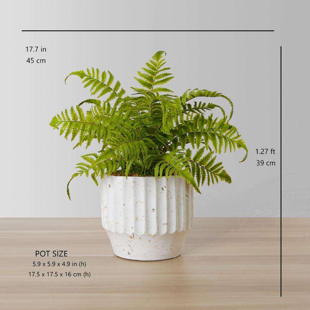 KUWU POTTED FAUX FERN ArtiPlanto