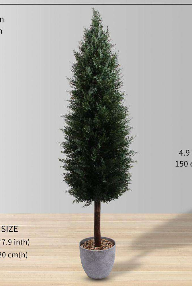 LEEDS Faux Potted Cedar Topiary Plant (Multiple Size) ArtiPlanto