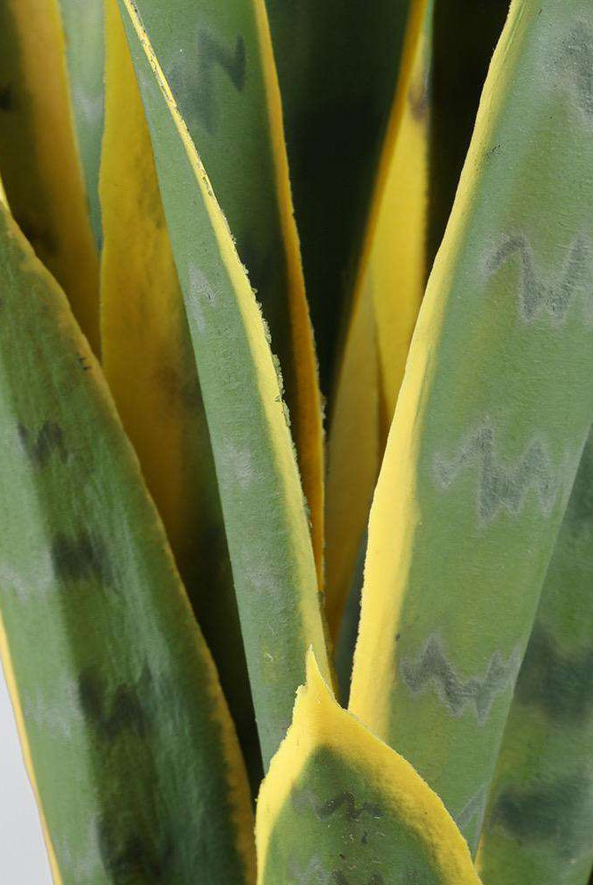 LETI Artificial Snake Sansevieria Potted Plant 21'' ArtiPlanto