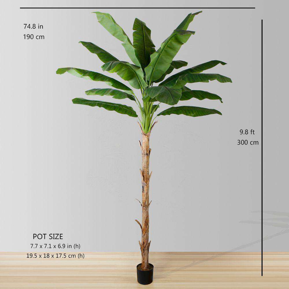 LEYA ARTIFICIAL BANANA TREE POTTED PLANT 10' ArtiPlanto