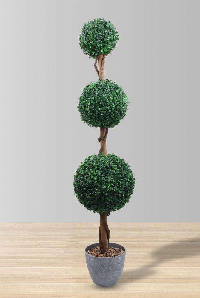 LONDON Faux Potted Boxwood Topiary Plant (Multiple Sizes) ArtiPlanto