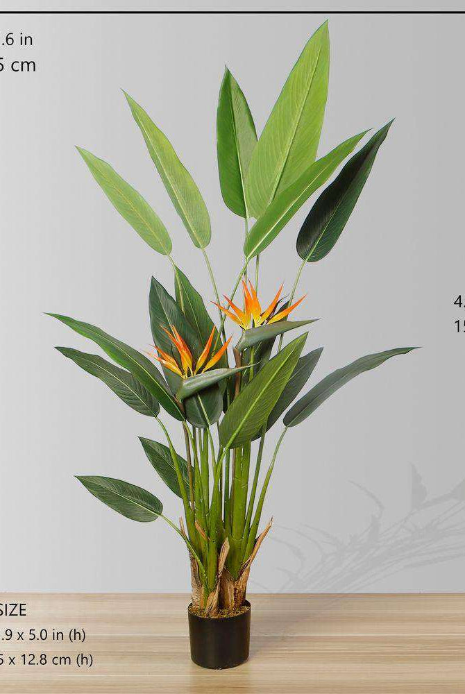 LUZA Artificial Bird Of Paradise Potted Plant (MULTIPLE SIZES) ArtiPlanto