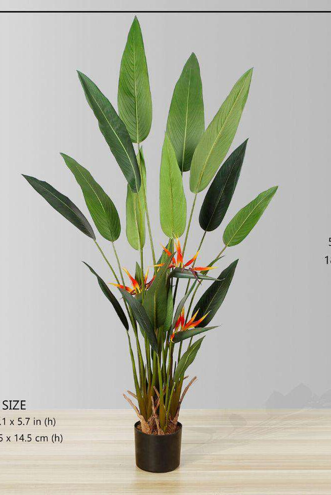 LUZA Artificial Bird Of Paradise Potted Plant (MULTIPLE SIZES) ArtiPlanto