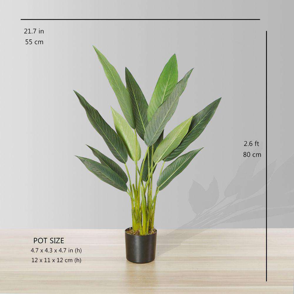 MAIO Artificial Bird Of Paradise Potted Plant 31" ArtiPlanto