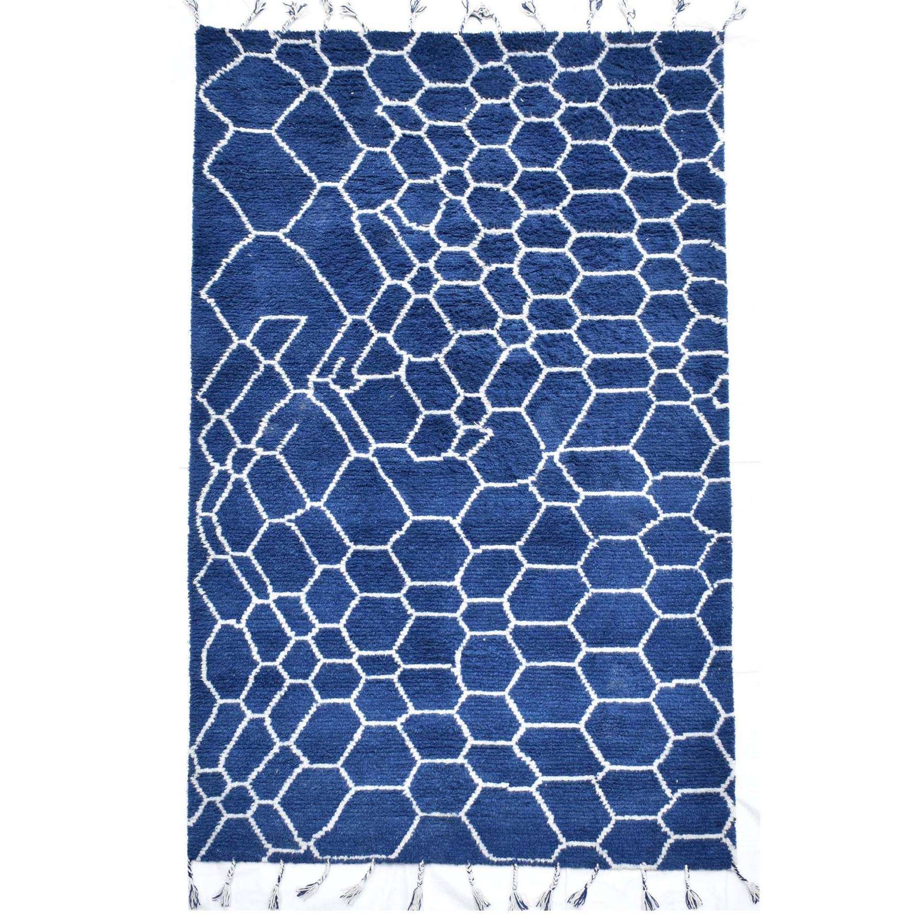MARINE WOVEN WOOL RUG ArtiPlanto