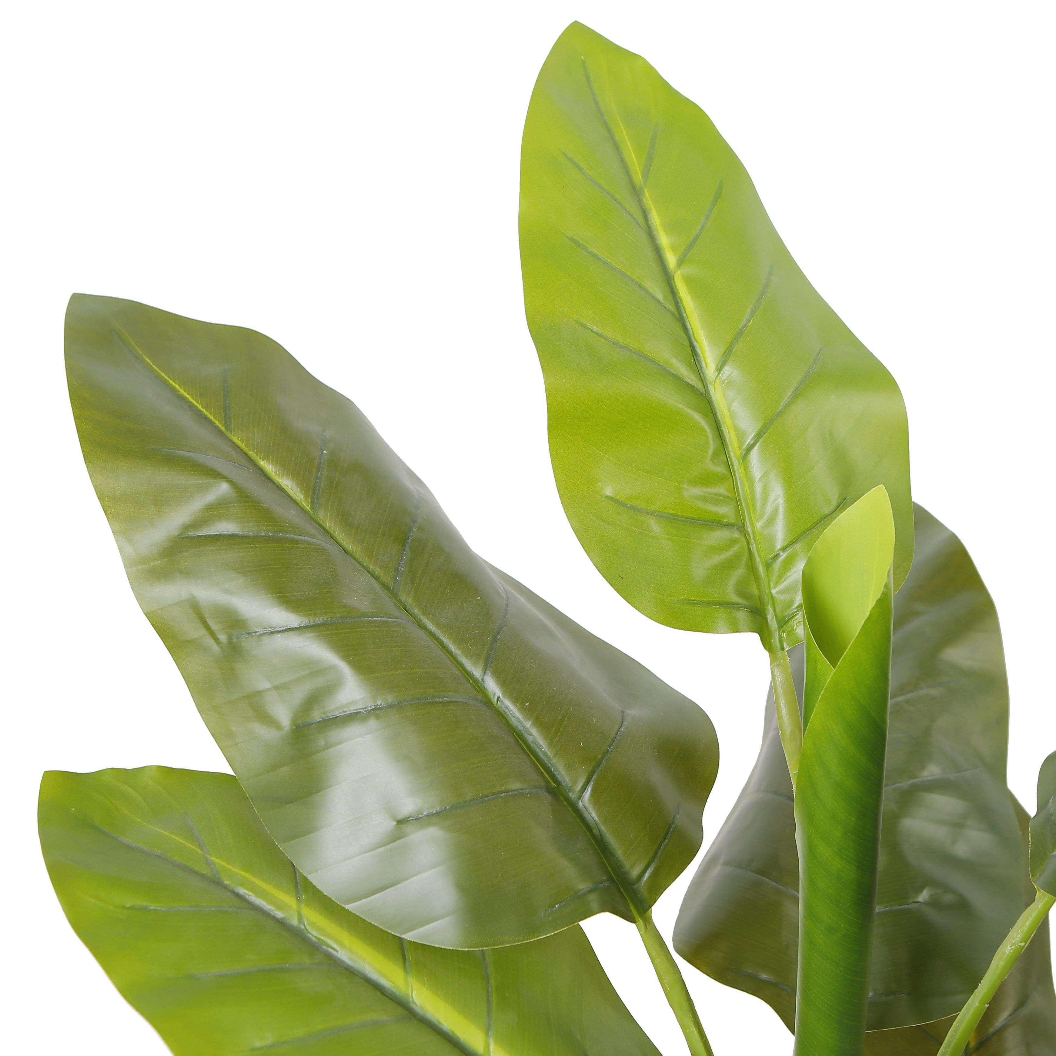 MIKI Artificial Spathiphyllum Leaf Potted Plant 3' ArtiPlanto