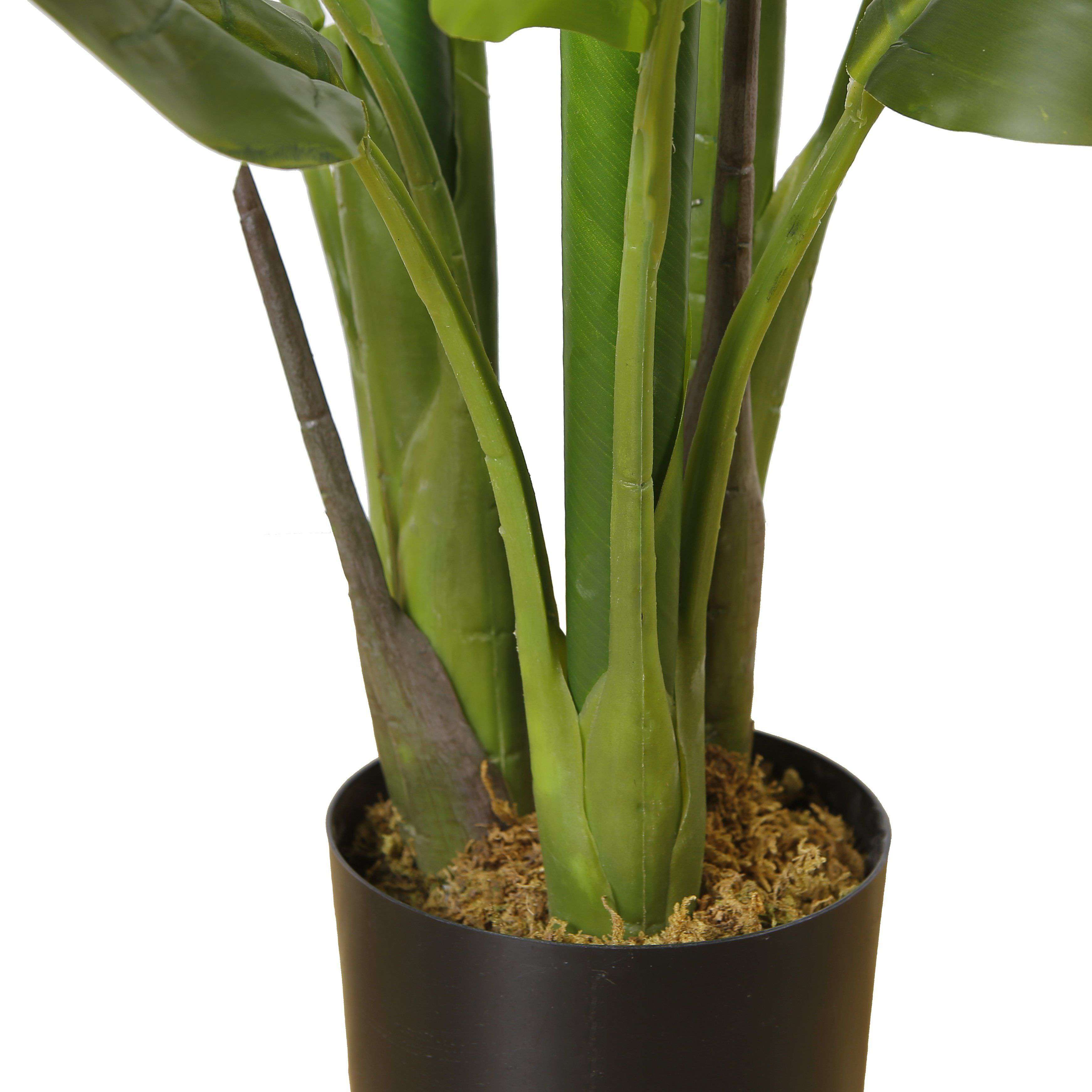 MIKI Artificial Spathiphyllum Leaf Potted Plant 3' ArtiPlanto