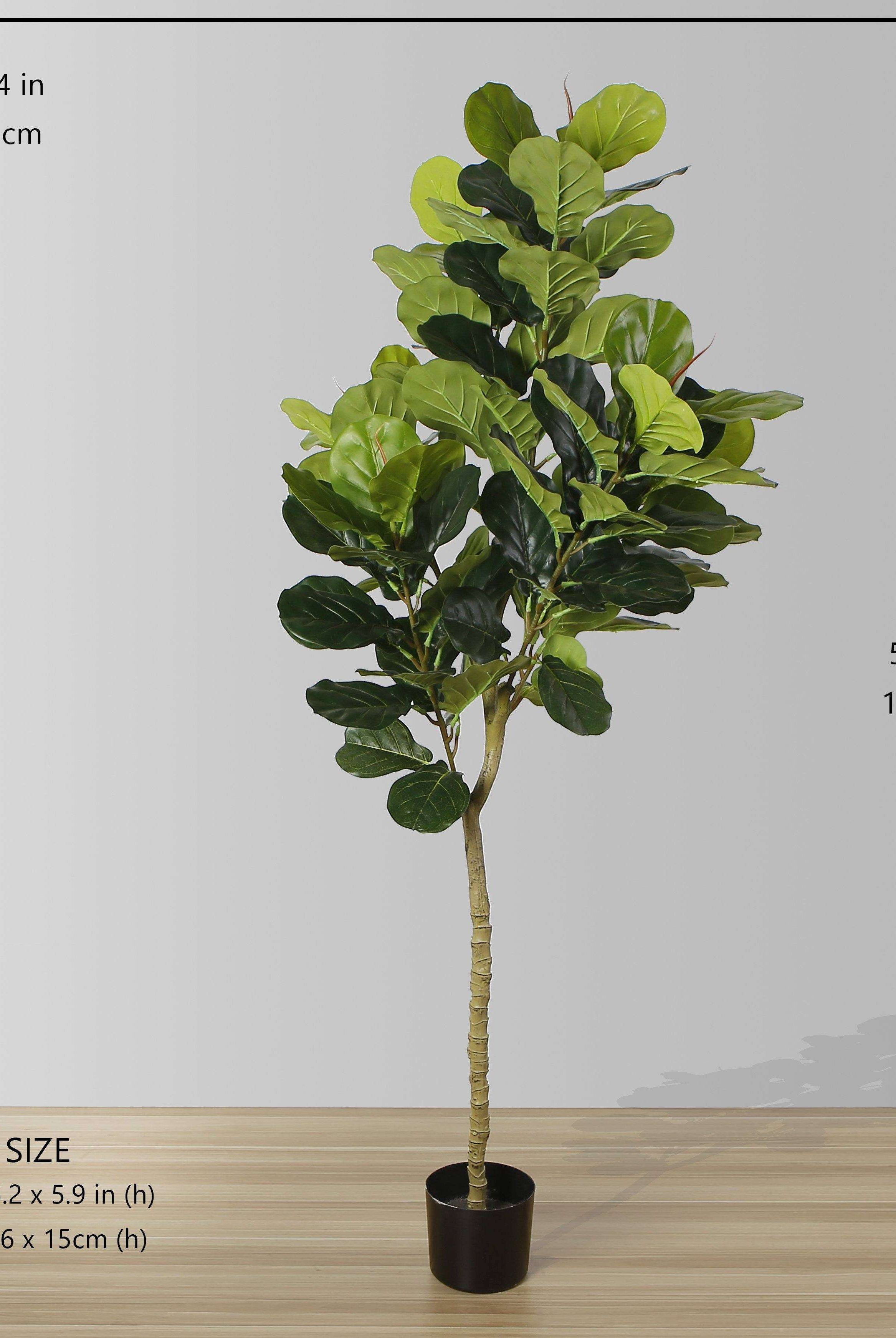 MILA ARTIFICIAL FIDDLE LEAF POTTED PLANT (MULTIPLE SIZES) ArtiPlanto