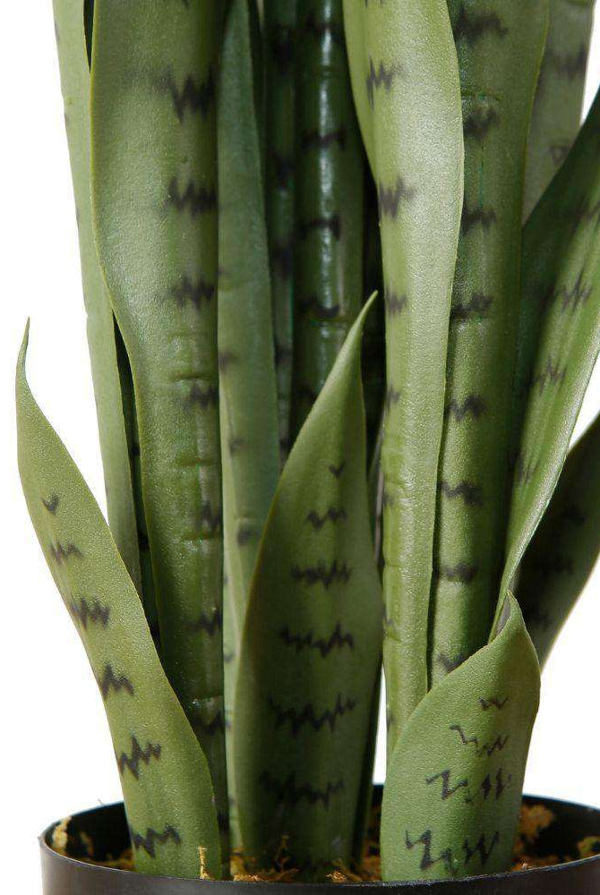 MILO Artificial Snake Sansevieria Dark Green Potted Plant (MULTIPLE SIZES) ArtiPlanto