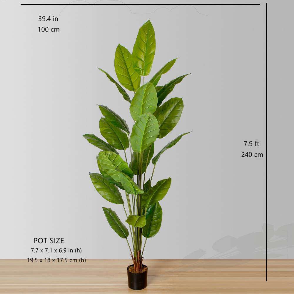 MOKA Artificial Spathiphyllum Leaf Potted Plant (Multiple Sizes) ArtiPlanto