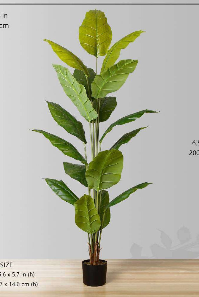 MOKA Artificial Spathiphyllum Leaf Potted Plant (Multiple Sizes) ArtiPlanto
