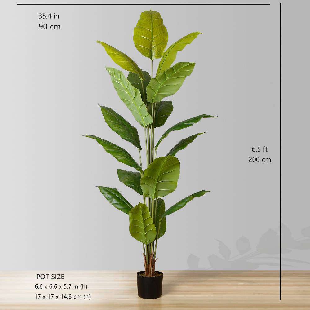MOKA Artificial Spathiphyllum Leaf Potted Plant (Multiple Sizes) ArtiPlanto