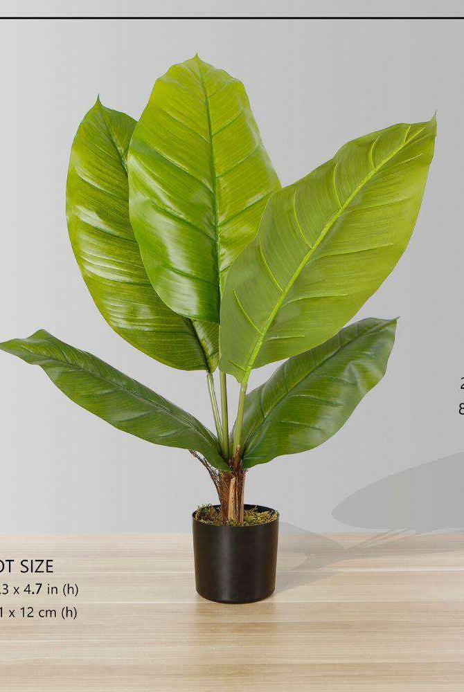 MOKA Artificial Spathiphyllum Leaf Potted Plant (Multiple Sizes) ArtiPlanto