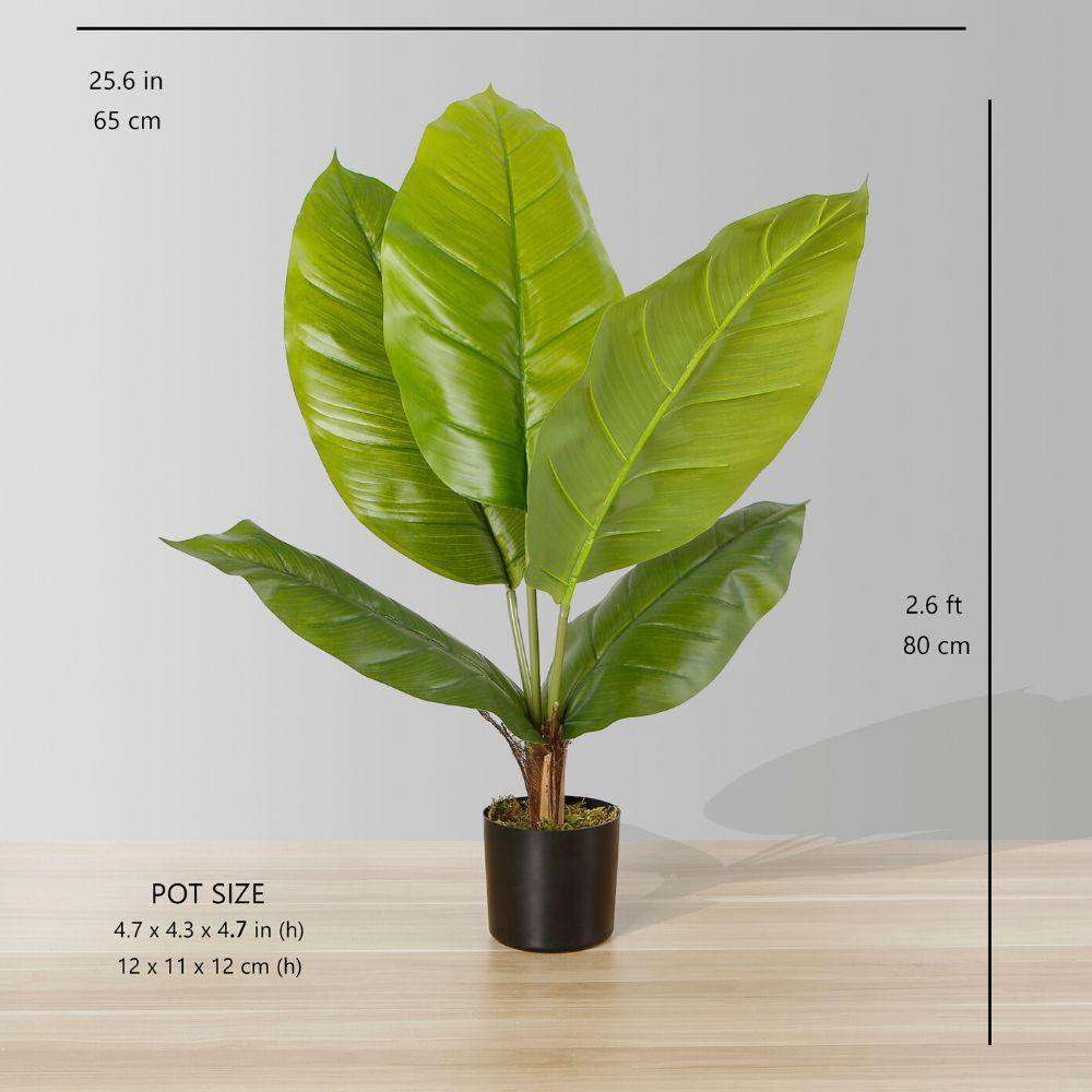 MOKA Artificial Spathiphyllum Leaf Potted Plant (Multiple Sizes) ArtiPlanto