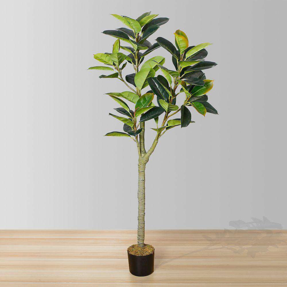 NERO Artificial Rubber Potted Plant 5' ArtiPlanto