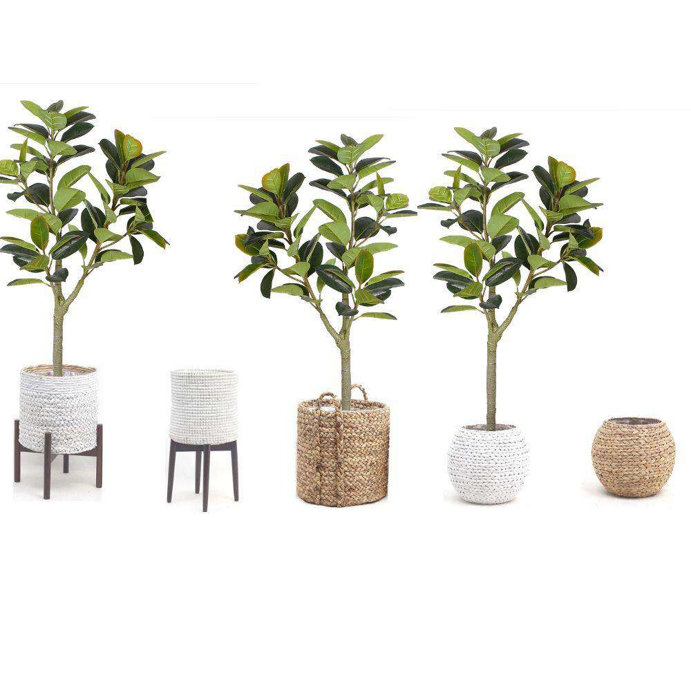 NERO Artificial Rubber Potted Plant 5' ArtiPlanto