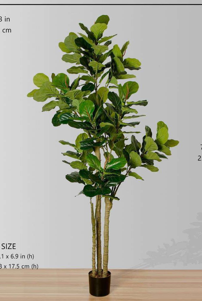 NORA Artificial Fiddle Leaf Potted Plant (Multiple Sizes) ArtiPlanto