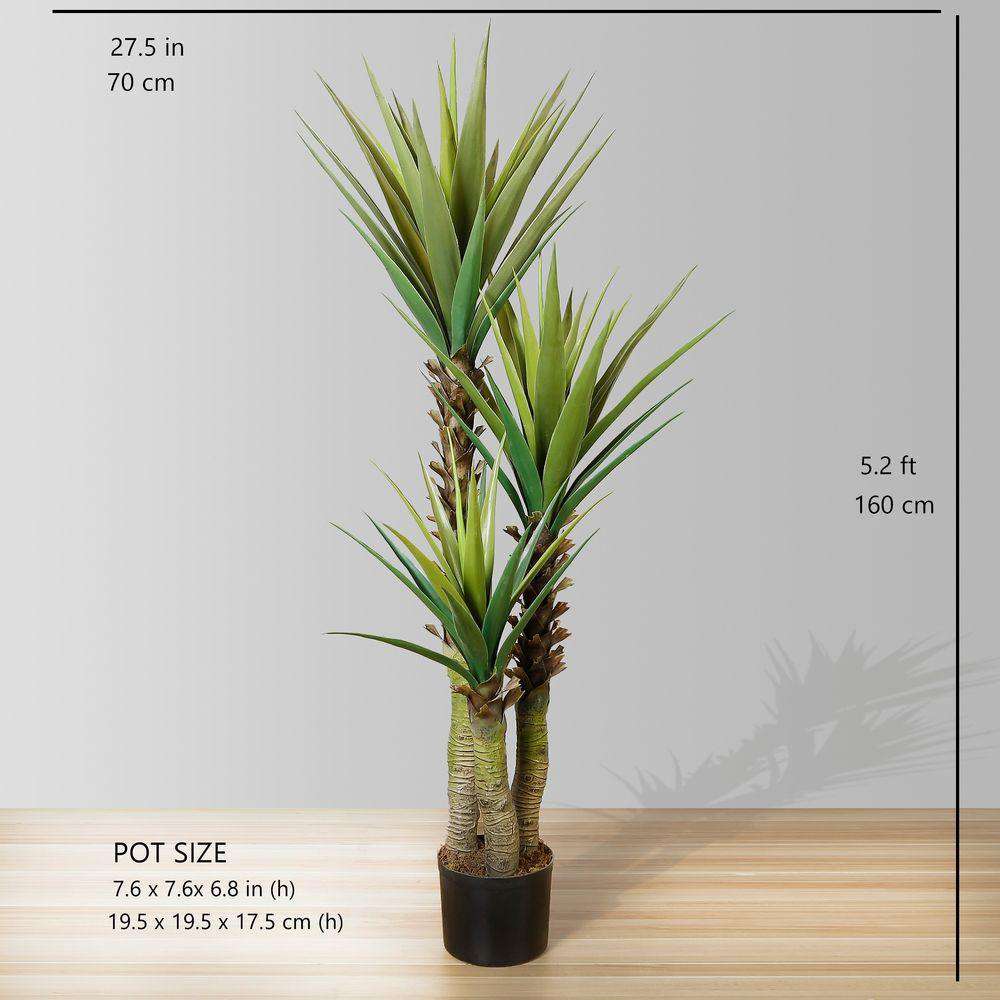 OCA Artificial Agave Potted Plant 63'' ArtiPlanto