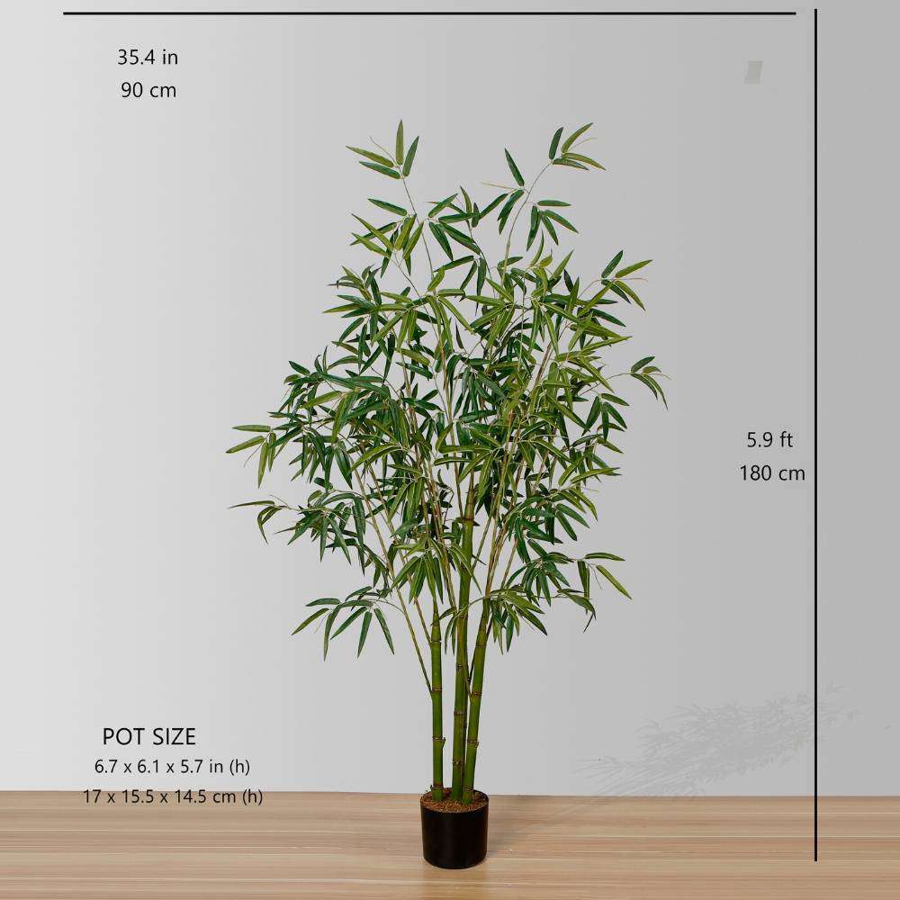 OSOS Artificial Korea Bamboo Potted Plant (Multiple Sizes) ArtiPlanto