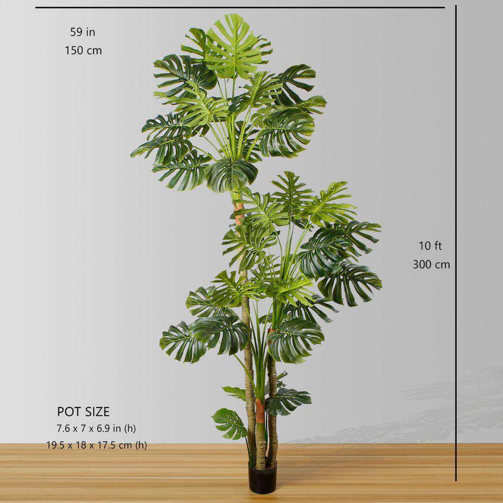PABLO ARTIFICIAL MONSTERA POTTED PLANT 10' ArtiPlanto
