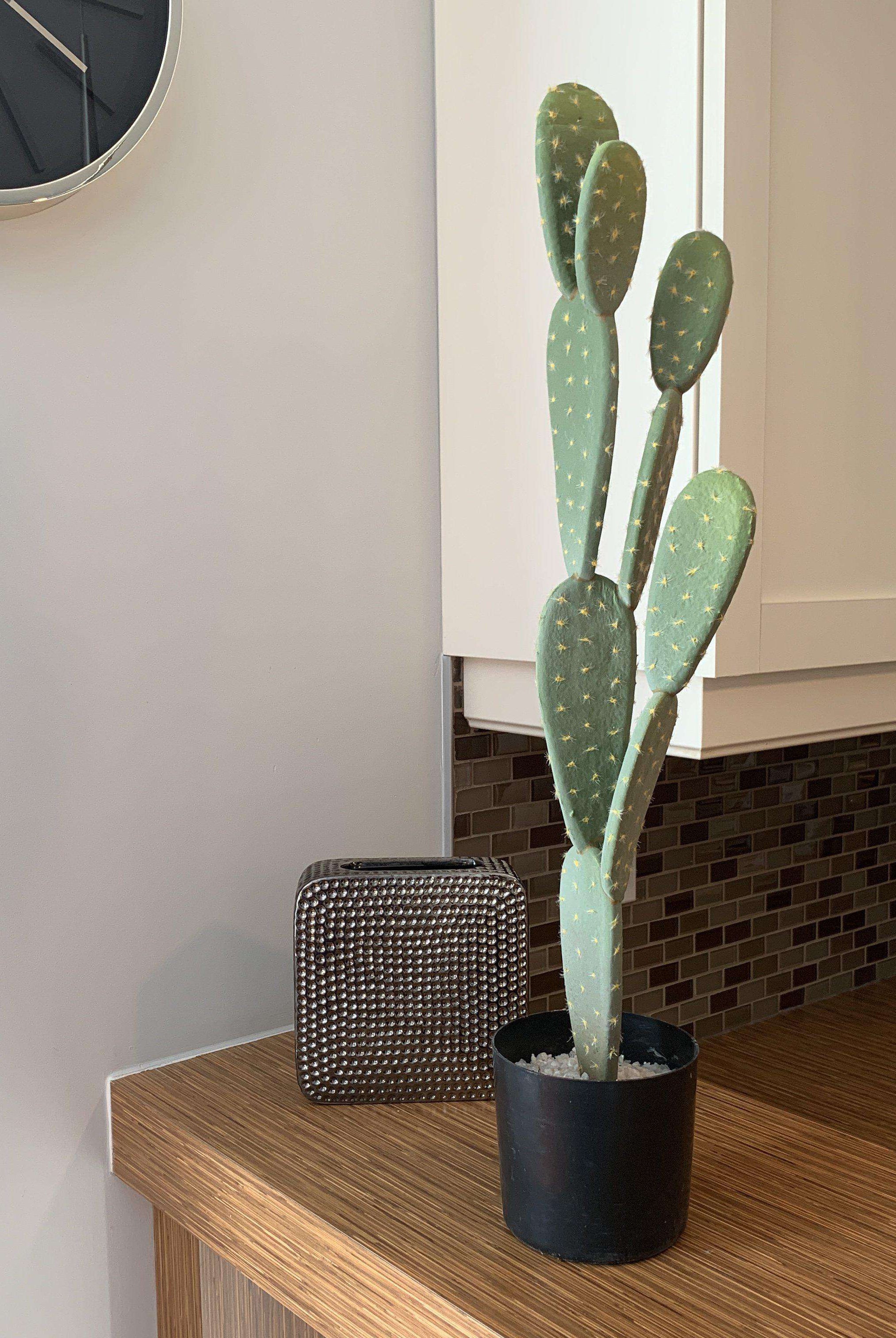PENKA Artificial Cactus Potted Plant 26'' ArtiPlanto