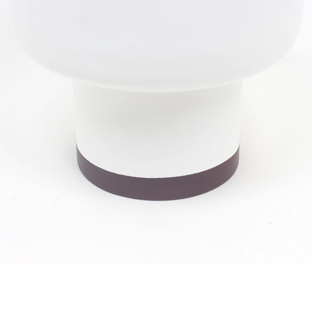 PERLA - White Bamboo Mid-Century Mushroom Planter ArtiPlanto
