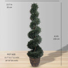 PERTH Faux Potted Spiral Boxwood Topiary Plant (MULTIPLE SIZES) ArtiPlanto