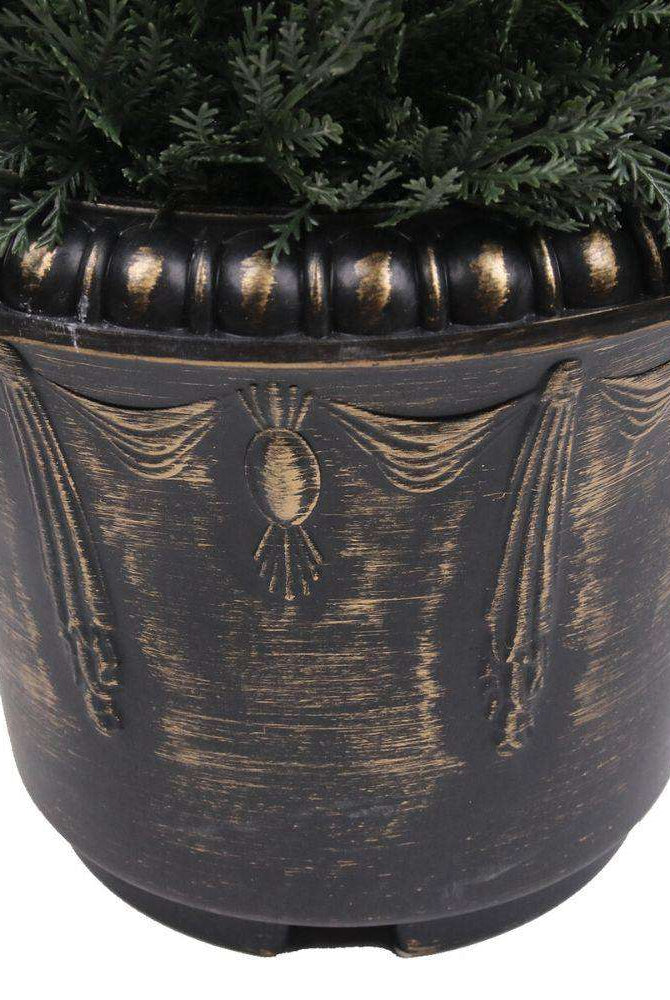 PERTH Faux Potted Spiral Boxwood Topiary Plant (MULTIPLE SIZES) ArtiPlanto