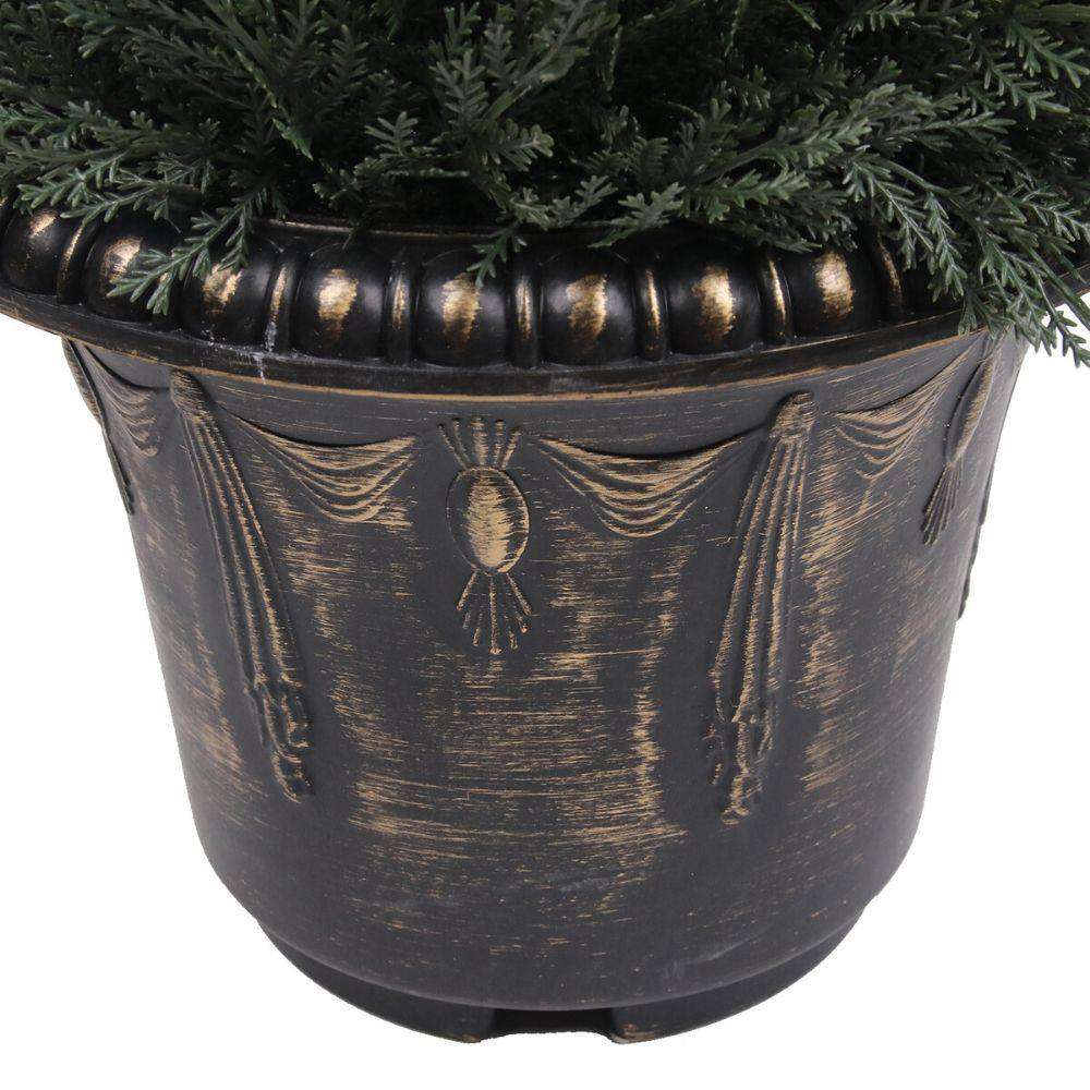 PERTH Faux Potted Spiral Boxwood Topiary Plant (MULTIPLE SIZES) ArtiPlanto