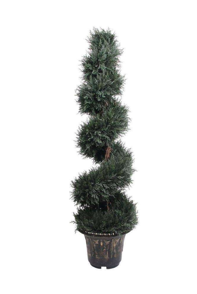 PERTH Faux Potted Spiral Boxwood Topiary Plant (MULTIPLE SIZES) ArtiPlanto