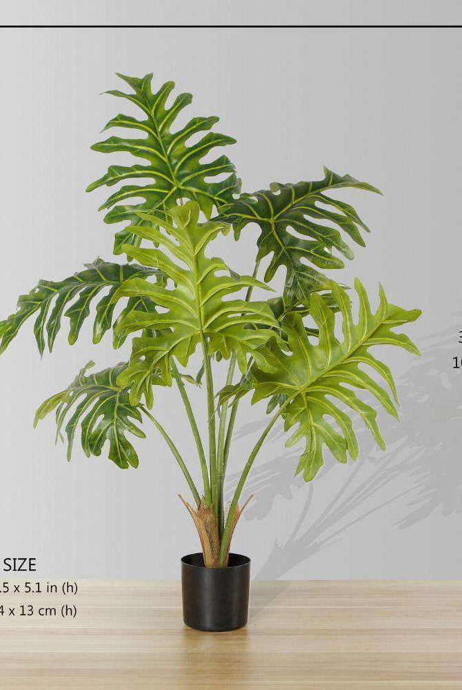 PHILO ARTIFICIAL PHILODENDRON POTTED PLANT 39'' ArtiPlanto