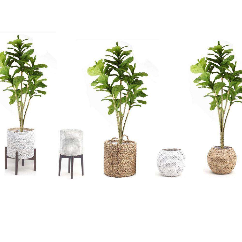 PIÑA Artificial Fiddle Leaf Potted Plant 5' ArtiPlanto